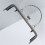 Retro Metal Purse Frame For Bag Making Silver 1set Lock 4
