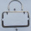 Retro Metal Purse Frame For Bag Making Silver 1set Lock 2