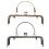 Retro Metal Purse Frame For Bag Making Silver 1set Lock 6