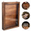 1Boîte Collection Insectes Bois Stable Couvercle Clair Marron 6