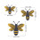 Decorative Stickers Bee Shape Multi Decoration 1 Set 2