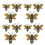 Decorative Stickers Bee Shape Multi Decoration 1 Set 1