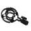 Microfoon Schokdemper Houder Zwart Plastic Anti-Trilling Mount 1