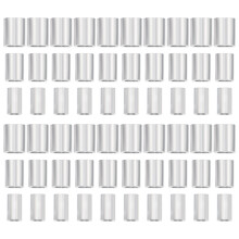 180St Aluminium Sleeves Voor Kabel 8-Vorm Lussen Kit Zilver