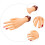 PVC Manicure Hand Model Praktijk Training Multi Kleur Nagel Tool 4
