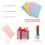 12 Stuks Vellen Leren Pak Patchwork Haaraccessoires 11