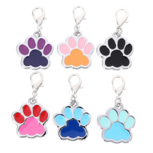 6St Metalen Hond Kat Hanger Pvcvrij Zinc Alloy Rijk Gekleurd