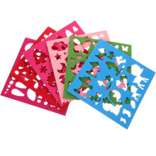 6St Wolvilten Mal Kits Met Decoratieve Patronen Voor Vilten Hobby