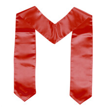 Rode Choir Stole Voor Graduatie Seizoen Lichtgewicht Polyester