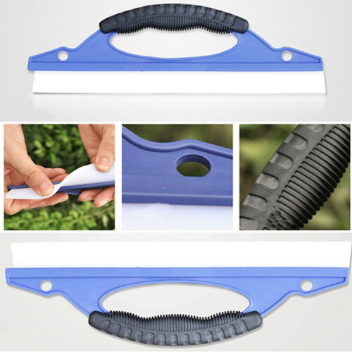 Blauwe Window Squeegee Auto Glasreiniger Snelle Wateropname 2