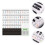 1 Vel Pianostickers Notities Toetsenbord 4