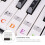 1 Vel Pianostickers Notities Toetsenbord 7