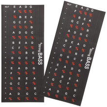 2St Gitaar Schaal Stickers Assortiment Voor Vroege Gitaar Training