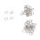 Kit d'œillets 12 mm, pince à œillets, 320 œillets 12