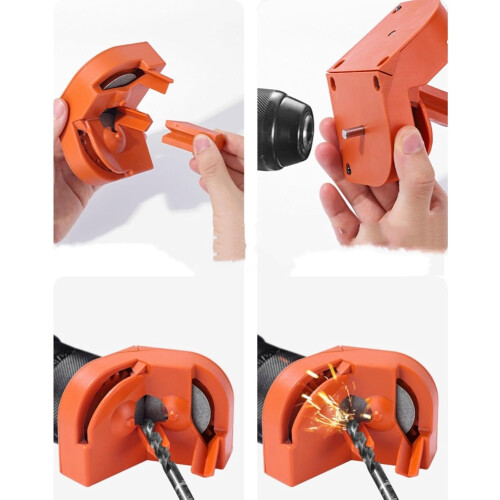 Drill Bit Sharpener for Electric Drill, Portable Multifunctional Grinder for All Drill Bits, Fast Grinding Tool 2