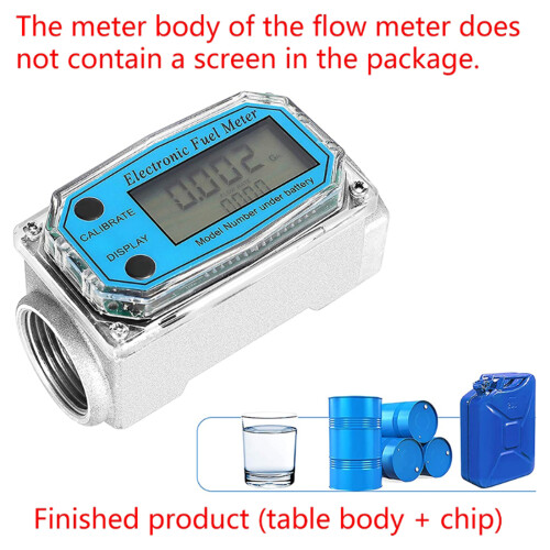 Turbine Flowmeter Liquid Fuel Flow Meter Module Fuel Meter 2