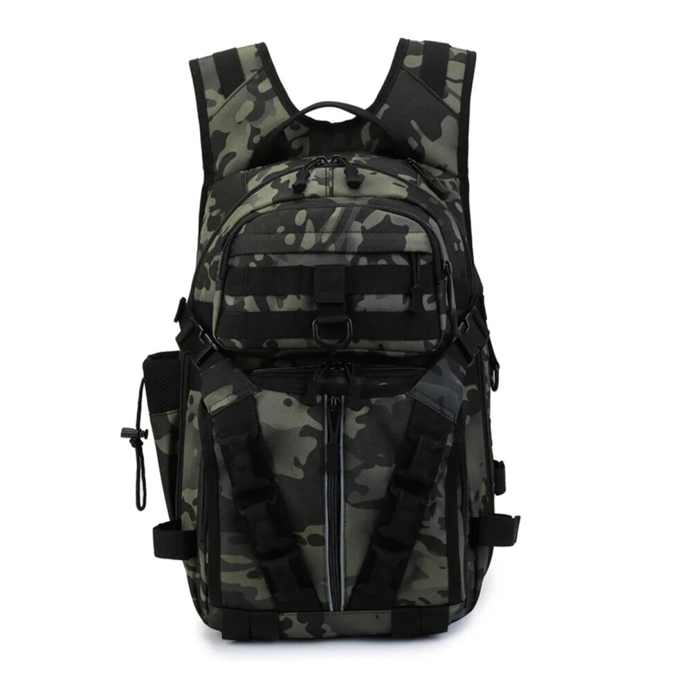 Fishing Lure Bag Tactical Backpack for Men, Molle Outdoor Bait Box Pack, Black CP, Hiking Hunting Sports Bag-image-OPC-PKD6XTX-NEW