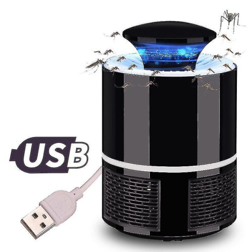 Six Uv Bulbsmosquito Killer Lamp with Usb Power Supplblack
