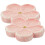 2Pcs Ceramic Pink Incense Plate Decorative Flower Censer for Desktop 8