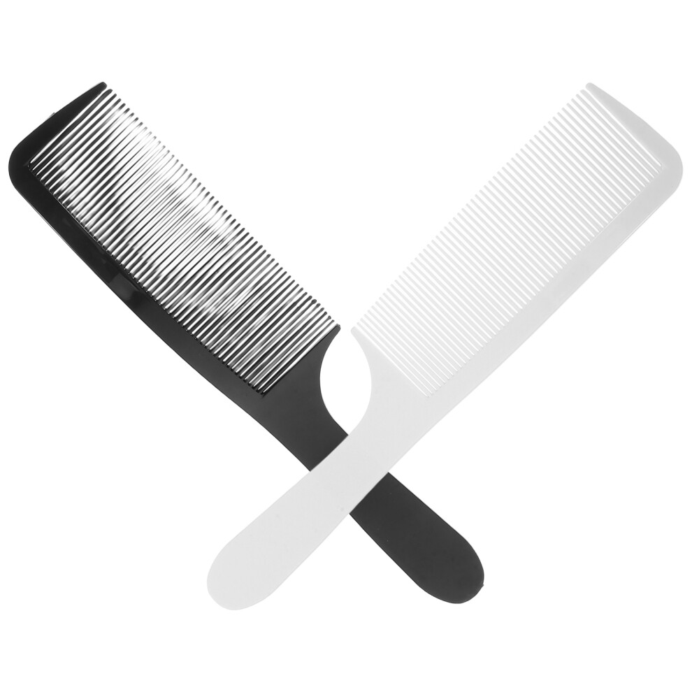 Artibetter Unisex 2 Pcs Barber Comb Hair Push Mens Combs Curved Hairdressing