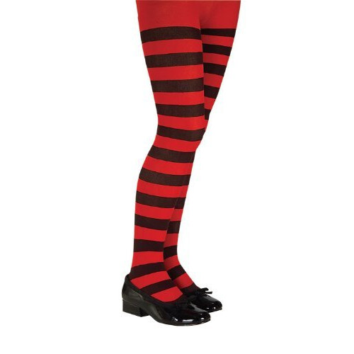 Rubie's Costume Co Παιδικό Κόκκινο/Μαύρο Ριγέ Καλσόν, Μικρό