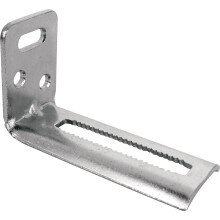 Prime-Line N 6697 Heavy-Duty Steel Bi-Fold Door Bottom Pivot Bracket, Floor or Jamb Mount, 3-1/8 in, Single Pack