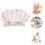 1pc Home Use Shower Hat Water Absorbent Bathing Hat Striped Home Bath 4