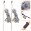 2pcs Cat Wand Grey Plush For Bonding Tool 6