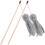 2pcs Cat Wand Grey Plush For Bonding Tool 3