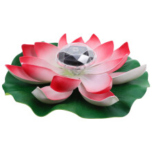 Rode LED Decoratieve Lotus Bloemlicht Waterdicht Outdoor