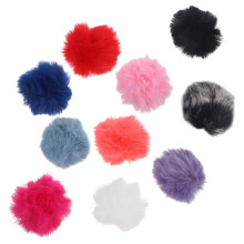 10St Furry Lapel Microfoon Windscreen Winddichte Windkap Mic Cover