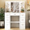 7 Drawers Dressing Desk with LED Lighted Mirror and LED Light Mirror 1