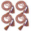 4St Polyester Bamboe Honor Koord Multi Kleur Voor Afstudeerdecoratie 3