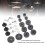 23 pcs Cymbal Replacement Set with Felt Pads, Nuts, Washers, Gray 5