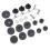 23 pcs Cymbal Replacement Set with Felt Pads, Nuts, Washers, Gray 15
