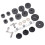 23 pcs Cymbal Replacement Set with Felt Pads, Nuts, Washers, Gray 9