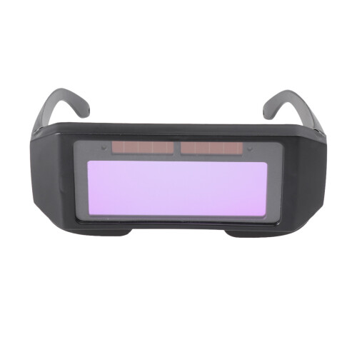 Black Auto Darkening Welding Goggles Solar Powered Eye Protection