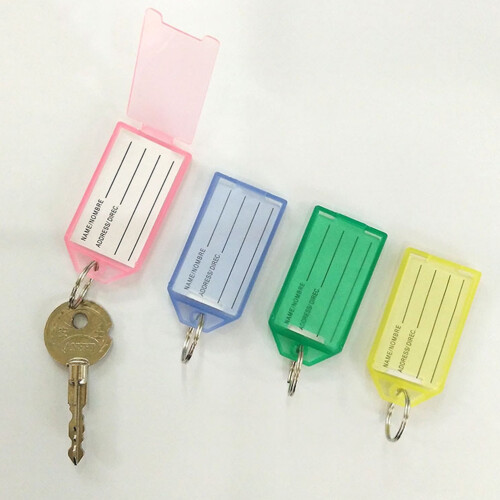 40 Flip-Label Tag Riemring Clamshell Markeerbaar 2