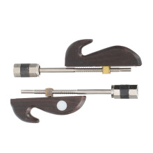 2St Erhu Houten Strijkstok Ijzer Combinatie Praktisch En Zilverkleurig