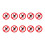 10 Waterdichte Sticker Logostickers Poep 10