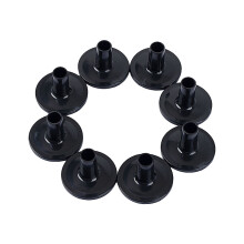 8St Drum Sleeve Set Zwart Plastic Voor Cymbal Stand Accessoires
