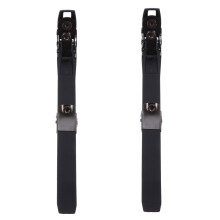 2St Zwarte Roller Skate Riem Nylon Duurzaam Vervanging Accessoire
