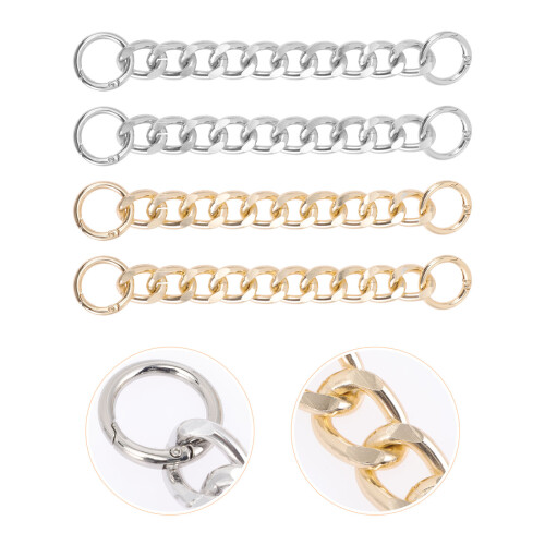 4Stk Dekorative Schuhkette Eisen, DIY Accessoires Für Schuhe 1