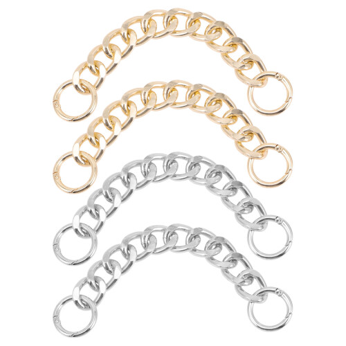 4Stk Dekorative Schuhkette Eisen, DIY Accessoires Für Schuhe 2