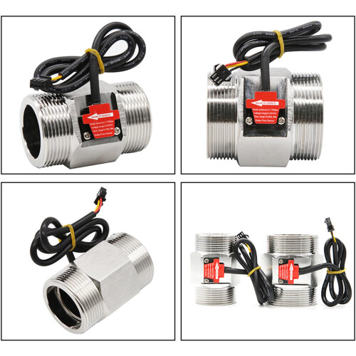 5-150L Hall Effect Liquid Flow Sensor Fluidmeter Counter for 1