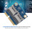 Mini PCIe to Dual Micro Secure Digital Memory 8