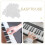 52pcs Professional Piano Keytops Piano Keys Piano tools (White) 9