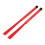2PCS Red Retractable Drum Brushes with Plastic Bristles and Rubber Handles 16
