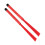 2PCS Red Retractable Drum Brushes with Plastic Bristles and Rubber Handles 8