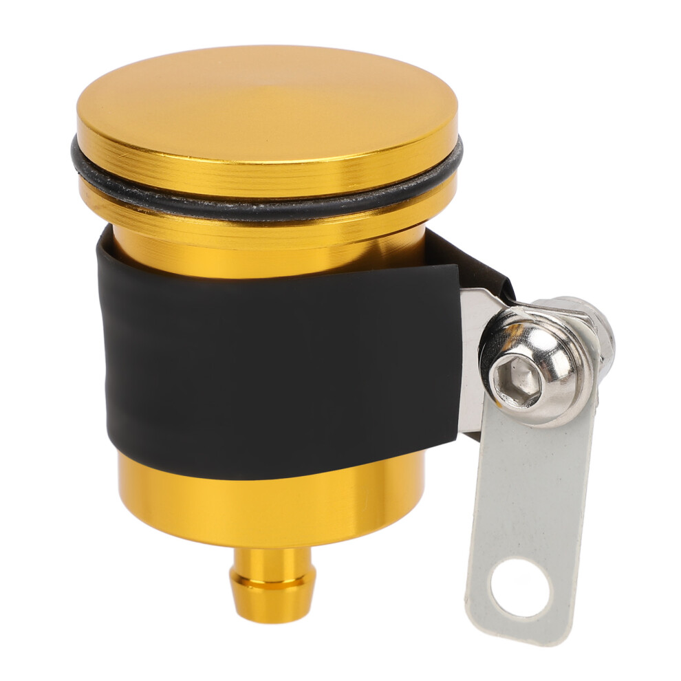 Universal Aluminum Motorcycle Brake Fluid Reservoir 40Ml For R1 R3 R6 R25 Gold 8731347586378